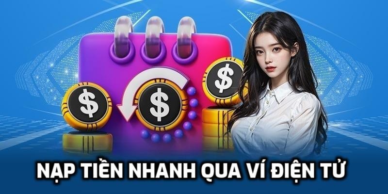 Thao tác nhanh, dễ dàng khi chọn ví điện tử